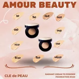 Cle De Peau RADIANT CREAM TO POWDER FOUNDATION O20